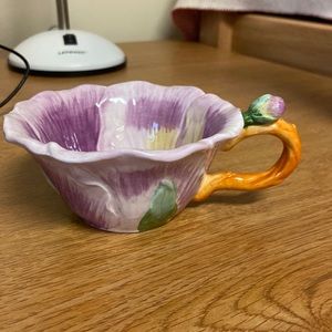 Flower tea cup